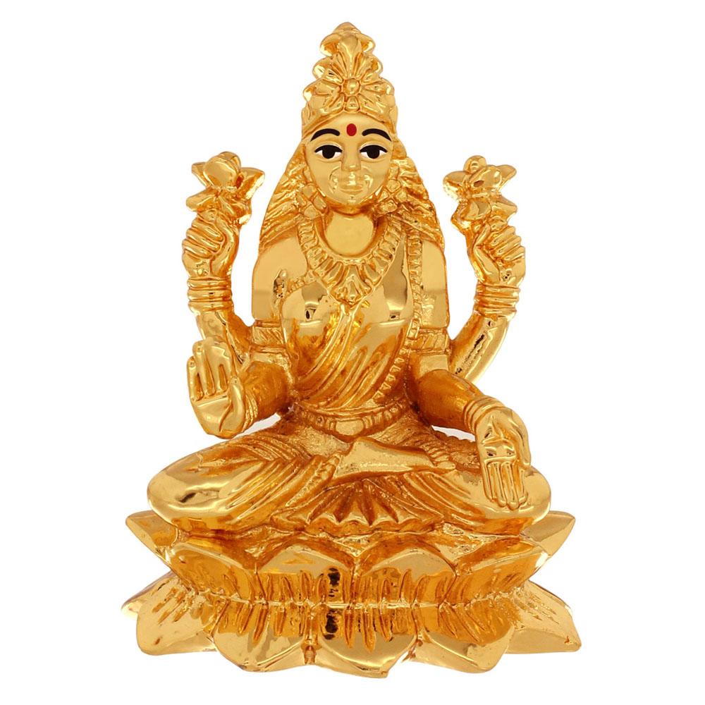 Gold Goddess Lakshmi Statue